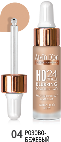 Alvin D`or BC-07 Foundation Hd 24hours Blurring drops tone 04 15ml